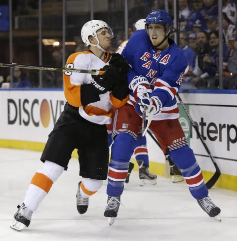 Flyers vs. Rangers