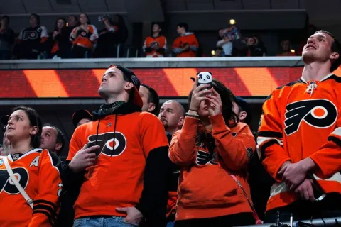 fanoušci Philadelphie