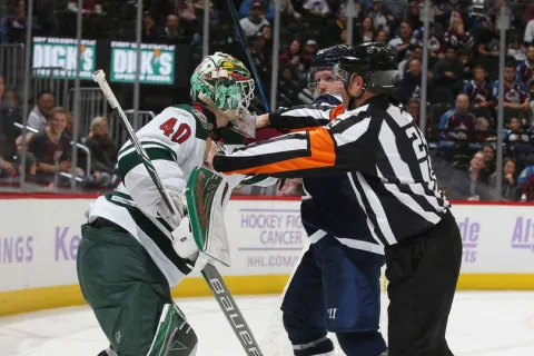 Dubnyk vs Landeskog
