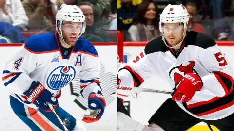 Taylor Hall & Adam Larsson