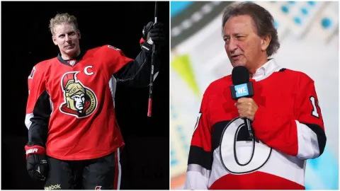 Daniel Alfredsson & Eugene Melnyk