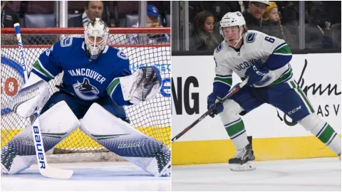 Jacob Markström & Brock Boeser