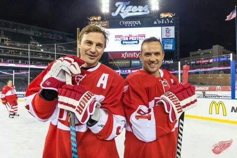 Sergej Fjodorov & Steve Yzerman