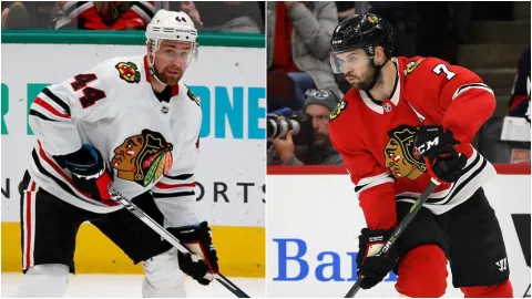 Calvin de Haan a Brent Seabrook