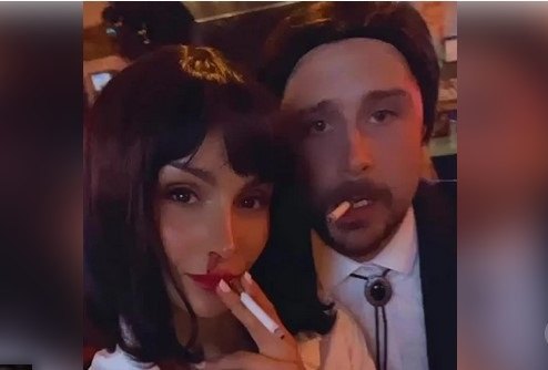FOTO Halloween Slovákov v New Jersey: Jeden ako Pán Smith, druhý ako zlodej zo Sám doma
