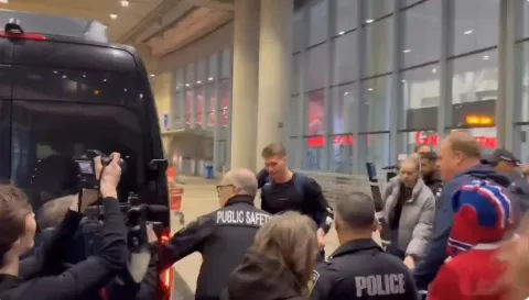 Ivan Demidov po prílete do Kanady