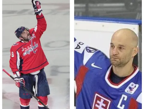 Alexander Ovečkin a Pavol Demitra