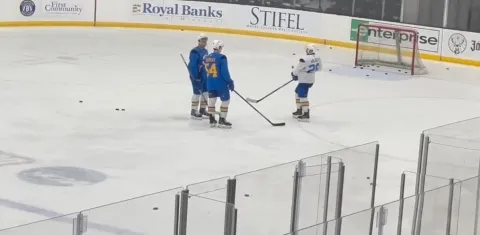 Brayden Schenn a Dalibor Dvorský