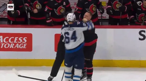 Logan Stanley vs Brady Tkachuk