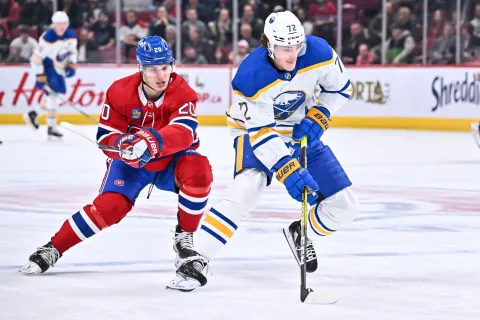 Juraj Slafkovský a Tage Thompson