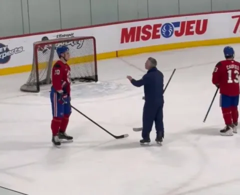 Juraj Slafkovský a Martin St-Louis