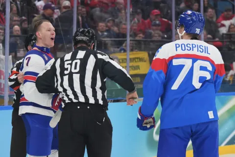 Brady Tkachuk a Martin Pospíšil