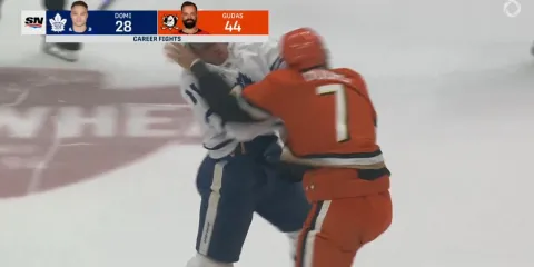 Max Domi verzus Radko Gudas