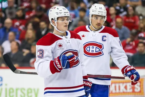 Cole Caufield a Nick Suzuki