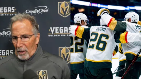 John Tortorella a hráči Vegas