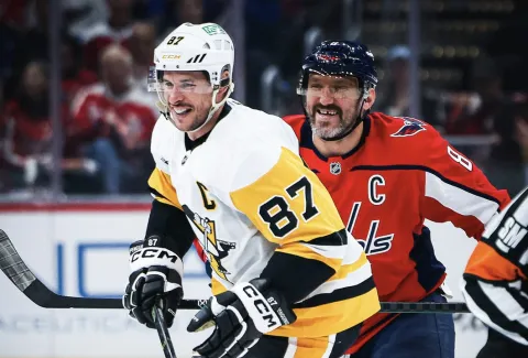 Sidney Crosby a Alexander Ovečkin